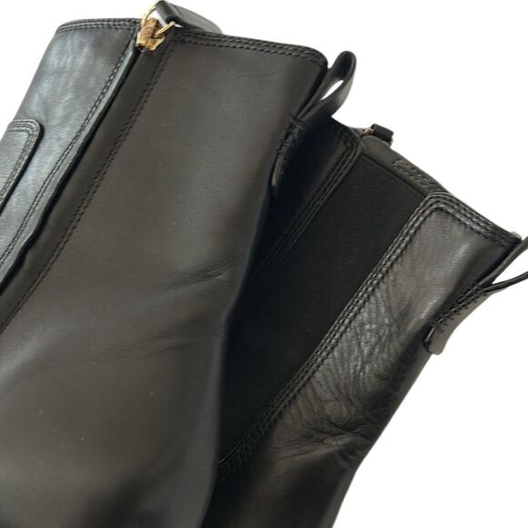 Franco Sarto Black Leather Pointed Toe Boots(Size 8.5M) - Picture 8 of 11